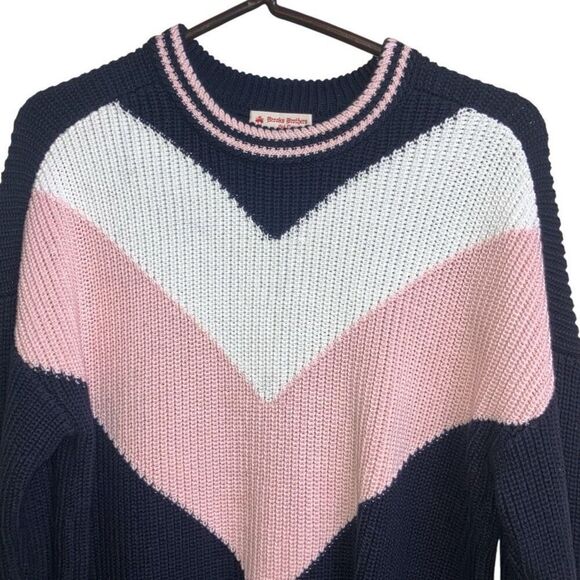 420. Brooks brothers “red fleece” knit sweater women’s medium - Picture 4 of 6